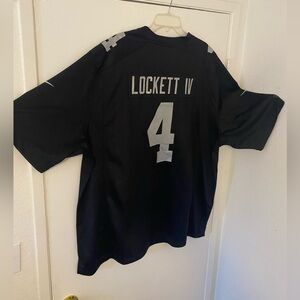 Raiders On Field Lockett IV jersey size 3XL